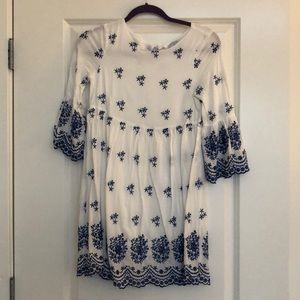 Embroidered summer dress
